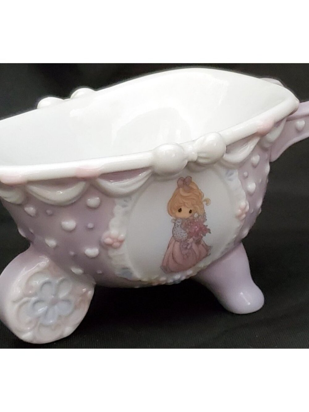 Precious Moments GRANDMA YOU ARE MY HAPPINESS Wheelbarrow Figurine Mother's Day
